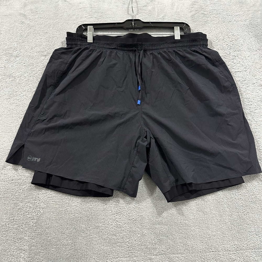 Janji Running Shorts Men's XL Black Gym Sports Activewear